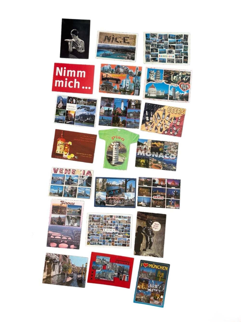 Lot of unused Vintage Europe Postcards Bulk Post Card Lot Travel Souvenirs